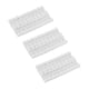 thumbnail image 1 of 60 Pcs/Lote Fijación de Alambre Clip de Sujeción Cable de Escritorio Despejar Clips Titulares de Clip Clip de Cable Dispositivo de Cable USB Clips Holder Organizador (Blanco), 1 of 8
