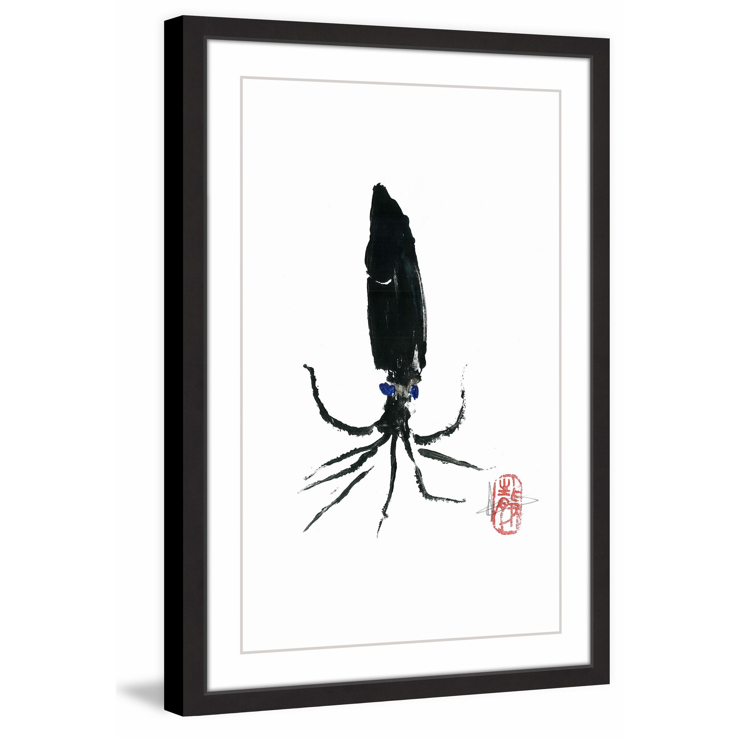 "Black Beauty" Framed Painting Print