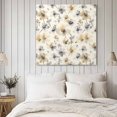 thumbnail image 4 of Beige Grey Spring Floral Wall Art Painting on Canvas, Watercolor Summer Botanical Canvas Art Home Prints Wall Art Framed Modern Artwork for Living Room Bedroom Wall Decor 8x8in, 4 of 9
