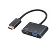 thumbnail image 1 of Active Micro HDMI to HDMI VGA Video Converter Adapter with 3.5mm Audio Jack Micro HDMI Adapter HDMI Splitter 1 HDMI in VGA HDMI 2 Out for Ultrabooks T, 1 of 5