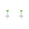 thumbnail image 1 of Greeniant Pelota de Golf portátil de plástico, regalo de altura ajustable, suministros de práctica, ayudas para tacos de Golf impermeables y Verde 2piezas, 1 of 6