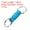 Blue, variant on Uxcell Quick Release Keychain, Detachable Pull Apart Key Rings Clip Spring Split Snap Separate Keychains Lock Holder for Car Purse Bag Belt Grey 1