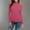 Hot Pink, variant on Xihbxyly Womens Long Sleeve Knit Tops Round Neck Fashion Womens Solid Color Turtleneck Long Sleeve Knitting Tshirt Slim Blouse Tops Midhigh Neck Cable Knit Pullover Casual Top T Shirt
