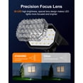 thumbnail image 4 of Yinghao 6 pack Solar Spot Lights Outdoor Landscape Waterproof 24 LEDs Flood Lamp Dusk to Dawn Uplighting for Tree, Plant, Statue, Yard, Garden, House, 4 of 9