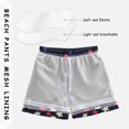 thumbnail image 3 of FORMRS Boys Swim Trunks Quick Dry Mesh Liner Boardshorts Sizes XS-XL, Red Starry Pattern, 3 of 7