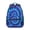 Blue and Purple, variant on Red and Blue Tie Dye Pattern Backpack for School, Cute School Bag with Adjustable Shoulder Straps and Padded Back, 15.3"x11"x7.1"