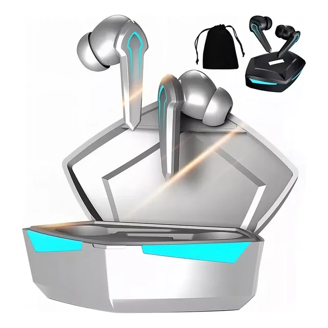 Audifonos Blutothoth Gamer 5.1 Audífonos A Prueba De Agua Color Blanco