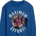 thumbnail image 3 of Marvel Deadpool - Maximum Effort - Men's Long Sleeve Graphic T-Shirt, 3 of 5
