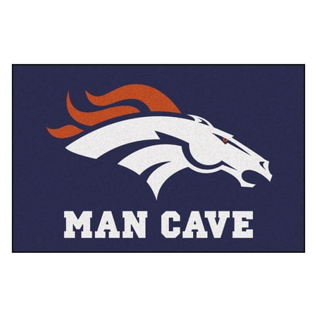 Field Denver Broncos Football Rug - NFL - Denver Broncos Man Cave Starter Rug 19