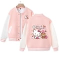thumbnail image 1 of Chaqueta de béisbol uniforme digital impresa con gatos lindos de anime, 1 of 2