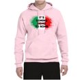 thumbnail image 2 of Wild Bobby, Italian Soccer Its Coming to Rome, Sports, Unisex Graphic Hoodie Sweatshirt, Light Pink, 3X-Large, 2 of 4