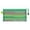 Green, variant on Dademeo High Density Mesh Pencil Case, Macaron Rainbow Stripe Zipper Pouch for Office Travel Makeup Brushes Cosmetic Storage