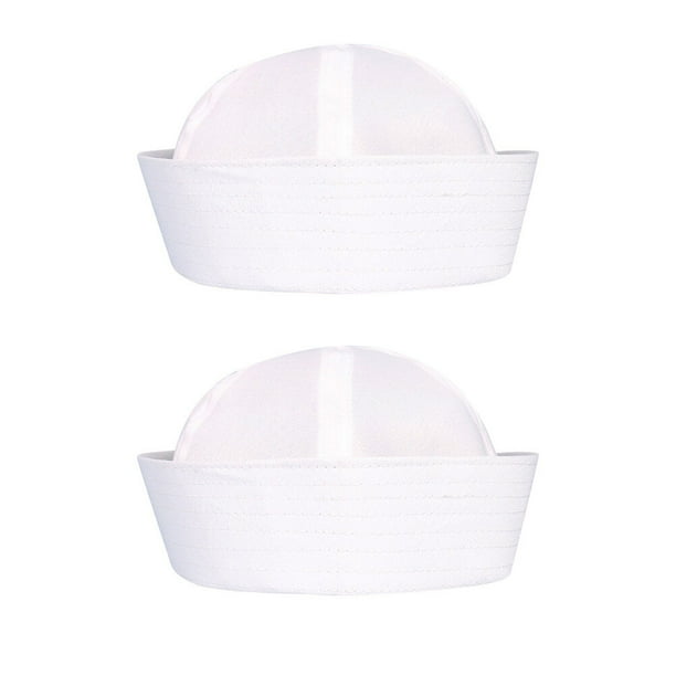Sombreros de marinero para fiesta de disfraces, accesorio para disfraz de mascarada, fiesta, Cosplay (estilo adulto), 2 uds.