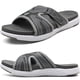 thumbnail image 1 of Sandalias deportivas de recuperación COFACE para hombre con fascitis plantar, color gris 14, 1 of 6