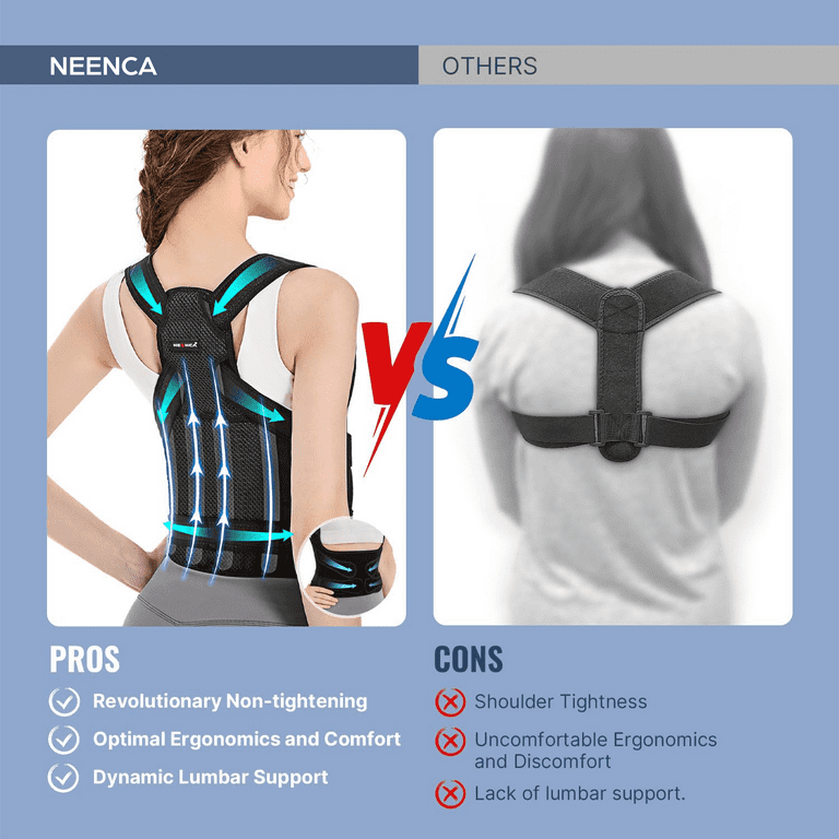 Posture Corrector for Women and Men,Adjustable Upper Back Brace