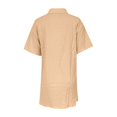 thumbnail image 4 of Pantalones de Vestido de Cintura Alta Pantalones de Cinturón Plisado de Color Sólido de las Mujeres, Falda Cómoda Suelta para el Hogar Y los Viajes, 4 of 6