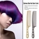 thumbnail image 5 of Peine profesional de acero inoxidable para salón - mango largo antideslizante, diseño ergonómico para peinado fácil y masaje capilar. ¡Promueve el crecimiento del cabello!, 5 of 6