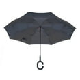 thumbnail image 2 of Nufoot 2605 Inverted Umbrella - Black & Black, 2 of 3