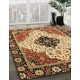 thumbnail image 3 of Ahgly Company Machine Washable Indoor Rectangle Abstract Red Brown Area Rugs, 8' x 10', 3 of 7