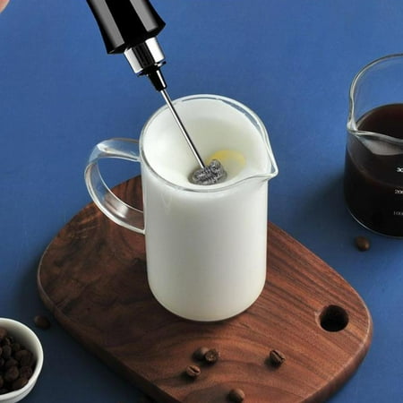 

Jmtresw USB Electric Milk Frother 3 Whisk Coffee Foamer Handheld Egg Beater Mixer