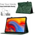thumbnail image 2 of Case for Amazon Fire HD 7 2019/2017/2015, Classic PU Leather Folio Kickstand Magnetic Closure Slim Fit Cover for Amazon Fire HD 7 2019/2017/2015 with Auto Wake/Sleep Function Embossing - Green, 2 of 6