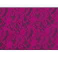 thumbnail image 2 of Zelouf French Terry Open Jacquard Lace  , Sewing, DIY, Crafts Fabric by the Yard, Cool Fuschia, 10 Yard, 2 of 2
