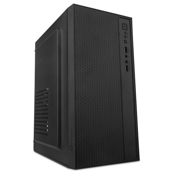 Gabinete para PC Getttech GCS-INOS1-01 Mini torre, M-ATX ITX, incluye ventilador y fuente 550w