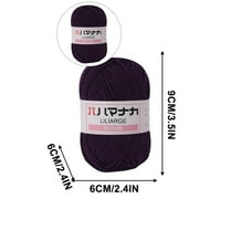 WNFJR Milk Cotton Yarn, 100g Yarn for Crochet, Crochet Yarn for Crocheting, Cotton Yarn, Soft Yarn for Sweater, Hat, Socks, Blankets