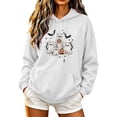 thumbnail image 2 of DIOAZUD Halloween Sweatshirts for Women Plus Size Ghost Graphic Pullover Hoodies Trendy Going Out Long Sleeve Sweater Tops Halloween Costumes, 2 of 5