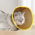 thumbnail image 4 of 1 pieza de funda para la cabeza transpirable y fresca para mascotas, collar antilamidos para gatos y perros, reparación posoperatoria antilamidos, 4 of 5