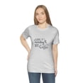 thumbnail image 6 of Less Monday More Coffee Unisex Jersey Short Sleeve Tee, 6 of 10