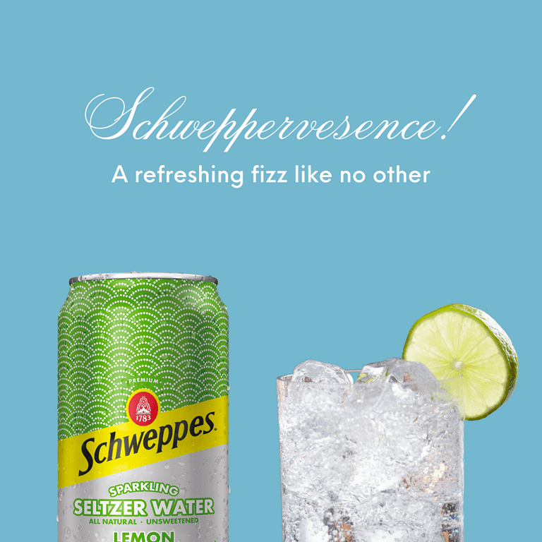 Schweppes Lemon Lime Sparkling Seltzer Water - 12, 12oz cans