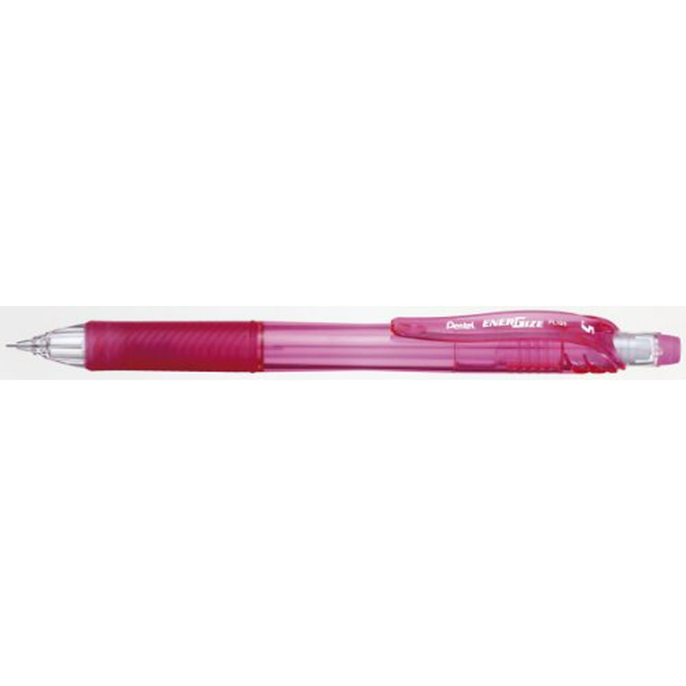 Pentel EnerGizeX Mechanical Pencil (0.5mm) Pink Barrel, Box of 12