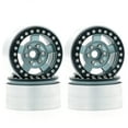 thumbnail image 1 of Aluminum Alloy Wheel Rim Beadlock Wheel Rims Hub 4pcs Replacement for 1/10 TRX4 Axial SCX10 90046 SCX10 III AXI03007 AXI03003 RC Car, 1 of 7