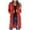 Brick Red, variant on HNMKIU Long Sleeve Knit Long Cardigan for Women Fall Winter Open Front Button Sweaters with Pockets Cardigan Sweaters for Women Grey,S