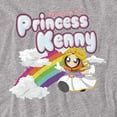 thumbnail image 2 of South Park Princess Kenny Unisex Adult T-Shirt, Athletic Heather, X-Large, 2 of 6