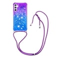 thumbnail image 1 of Funda para Samsung Galaxy A54 5G Brillantina Líquida Divertida Reluciente y con Cristales en Movimiento Cuerpo Cruzado con Cordón Ajustable, 1 of 5