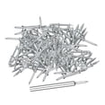 thumbnail image 3 of Non Marking Nail, Invisible Baseboard Finishing Nails Screws with Hammering Sleeve, Double Head Skirting Thread Seamless Nail 100Pcs, 3 of 8