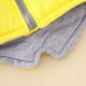 thumbnail image 4 of Gibobby Chamarra de invierno para bebé niñoRopa de abrigo para bebés, abrigo para niños y niñas, chaleco de invierno con capucha para niños, chaqueta de (Amarillo, 2-3 Años), 4 of 5