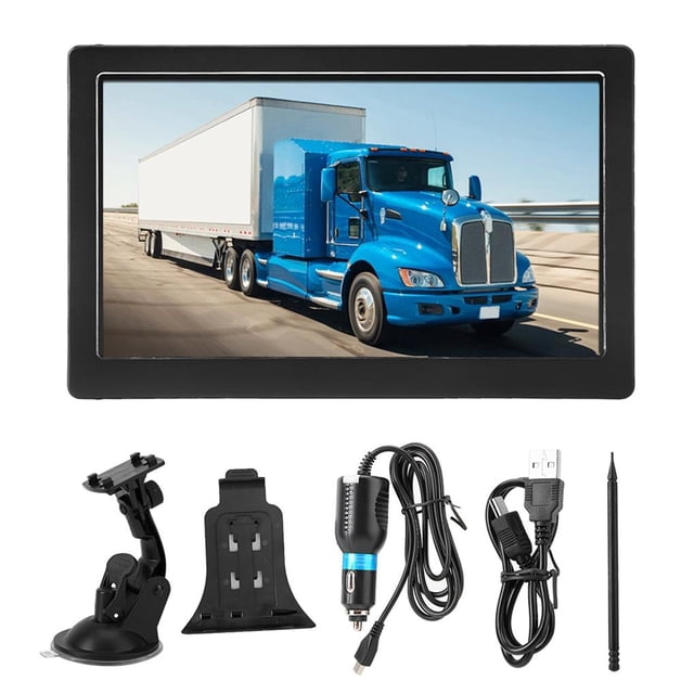 Navegador Gps Para Coche Y Camión De 7 Pulgadas, Dispositivo De Navegación Bluetooth Con Rom De 8Gb, Mapa Gratuito, 30 Idiomas Inevent AF000357-00
