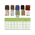 thumbnail image 6 of Womens Summer Shorts Relaxed Fit High Waist Casual 4 Pocketed Hiking Cargo Shorts Outdoor Outfits Cotton And Linen Casual High-Waisted Work Pants Black L, 6 of 9