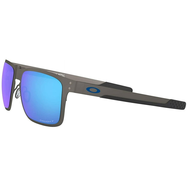 Oakley Holbrook Metal Polarized Prizm Sapphire Square Men's Sunglasses  OO4123 412307 55 