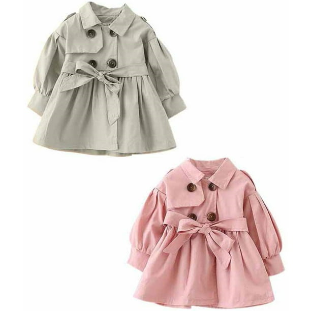 Toddler Kids Baby Girls Trench Coat Winter Jacket Windbreaker Outerwear Clothes Com Toddler Kids Baby Girls Trench Coat, Trench Coat Baby Girl