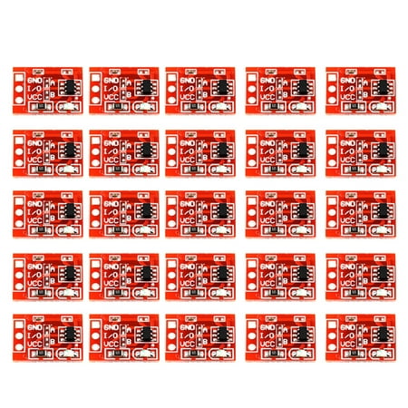 

20Pc Ttp223 Red Touch Button Modular Self-Locking Micro Capacitive Switch Single