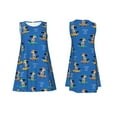 thumbnail image 7 of Lsque Skater Dog Pattern Summer Dresses for Women – Sleeveless T-Shirt Swing Sundress, Perfect for the Beach and Casual Days, 7 of 7