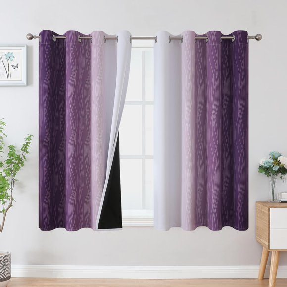 Cortinas Estelar Textiler Ombre Blackout Térmicas 132x137 cm