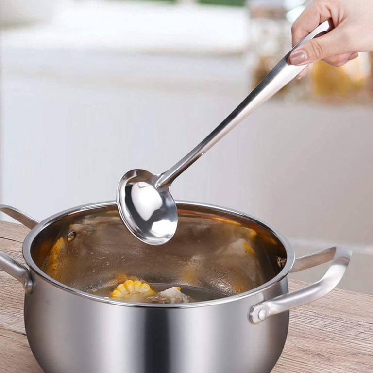 KeesonKimi Skimmer Spoon 4 Pack Stainless Steel Spider Strainer