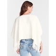thumbnail image 3 of No Boundaries Sweater Poncho, Midweight, Women’s XS-XXL, 3 of 5