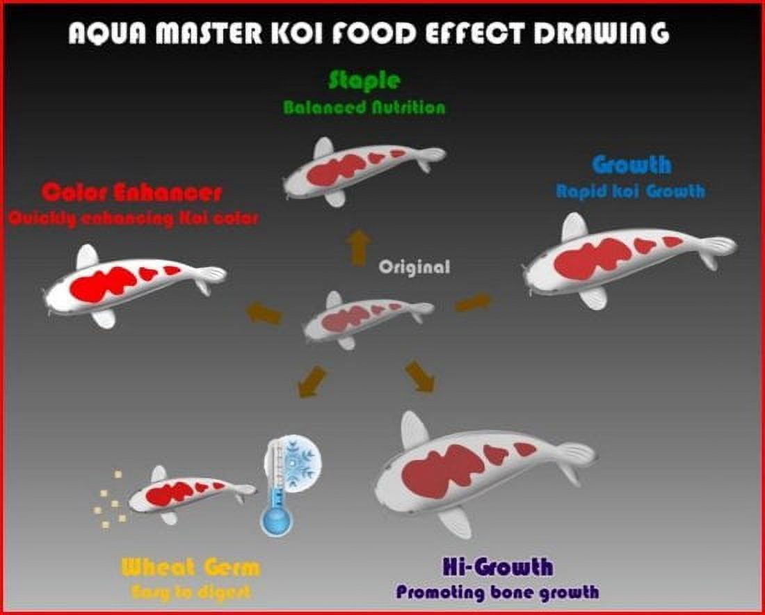 Aqua Master Wheat Germ Koi Food 5kg (11lbs) Small Pellet