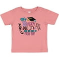 thumbnail image 3 of Inktastic My Daddy Did It and He Did It for Me with Graduation Cap Girls Baby T-Shirt, 3 of 5